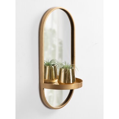 Ryland Accent Mirror with Shelf - Image 0