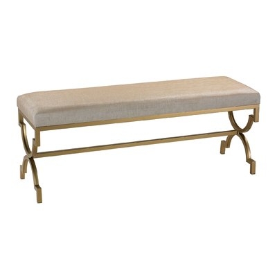 Zara Metal/Upholstered Bench - Image 0