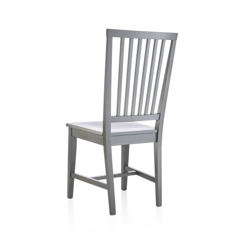Village Grey Wood Dining Chair - Image 6