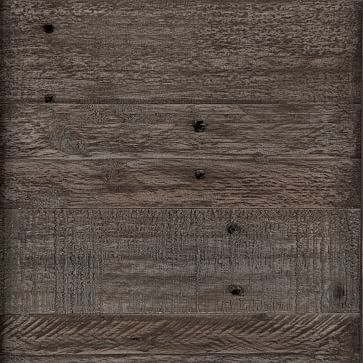 Modern Mixed Reclaimed Wood 3-Drawer Dresser, Black Olive - Image 1