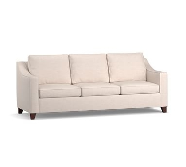 Cameron Slope Arm Upholstered Grand Sofa 95.5" 3-Seater, Polyester Wrapped Cushions, Performance Heathered Tweed Desert - Image 0