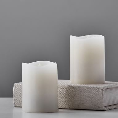 Ivory Flameless Candle - Image 1