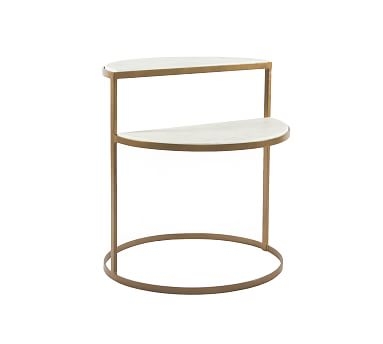 Marla Marble End Table - Image 0