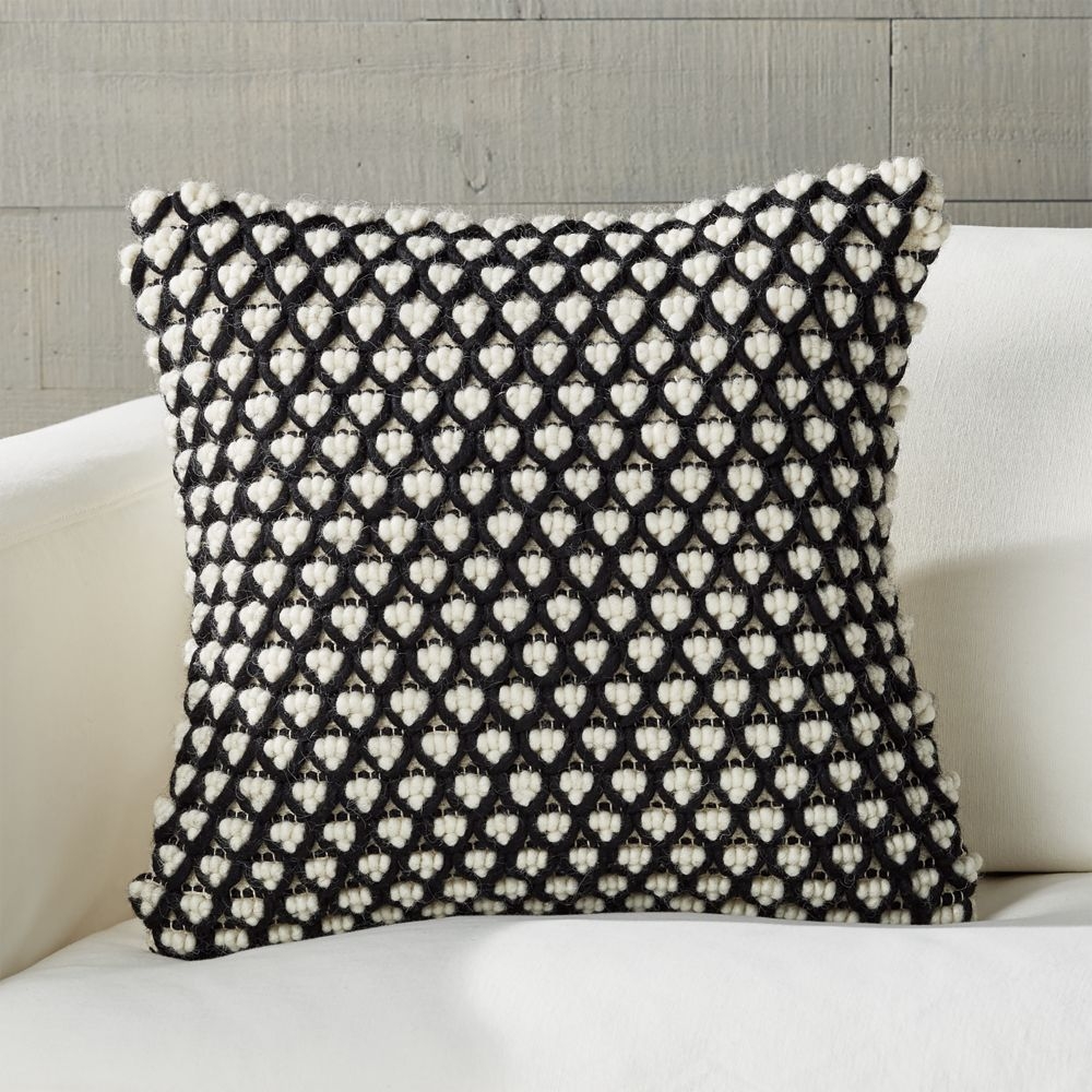Lucci Macrame Pillow with Down-Alternative Insert 18" - Image 0