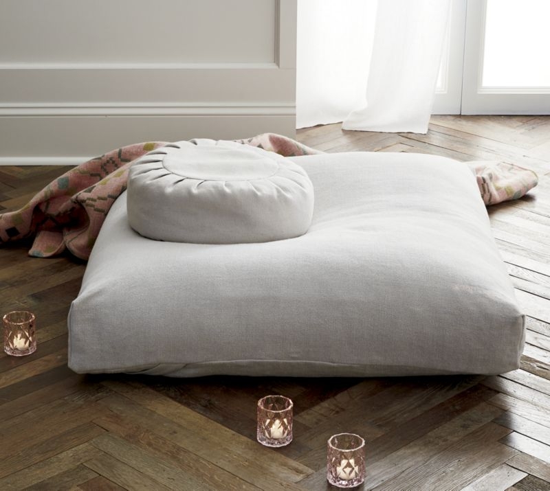goop x CB2 - Sedona Large Zabuton Floor Pillow - Image 1