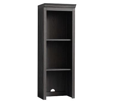 Livingston 17.5" Bookcase Hutch, Dusty Charcoal - Image 0