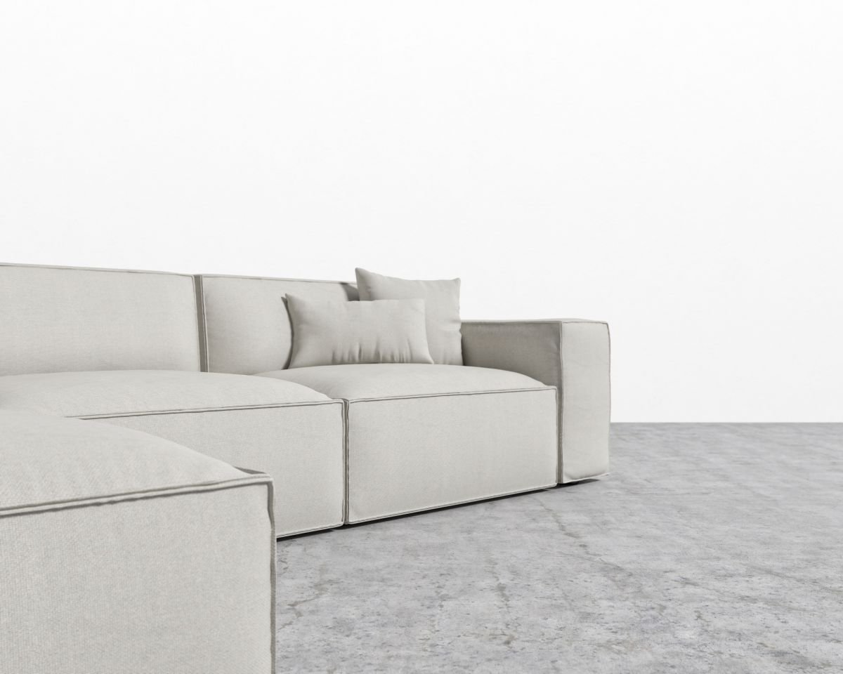 Porter Sectional - Pearl Left Hand Facing - Image 8