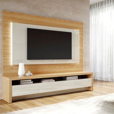 Makiver Floating Entertainment Center for TVs up to 60" - Image 0