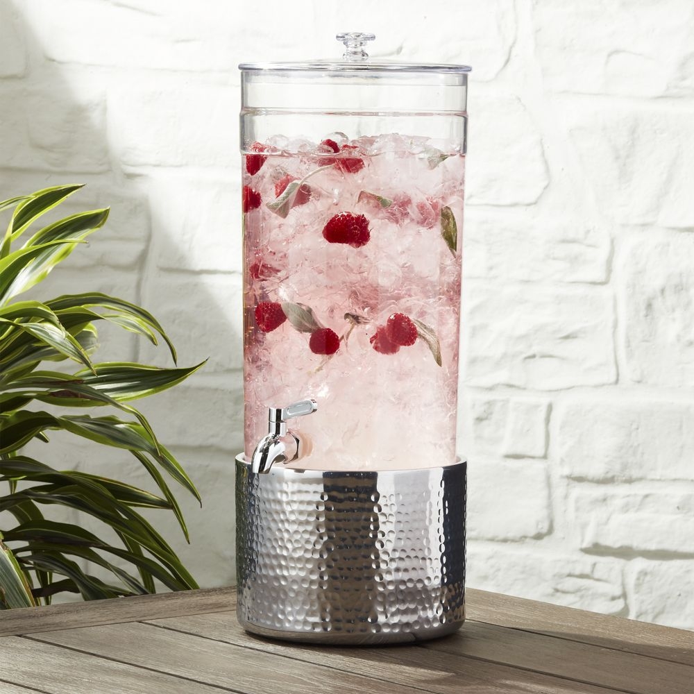 Claro Acrylic Drink Dispenser with Bash Stand - Image 0