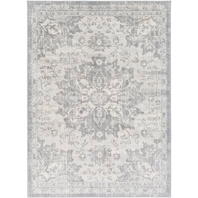 Swaney Traditional Silver Gray/Gray Area Rug - Image 0