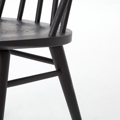 Charleston Side Chair, Black Oak - Image 5