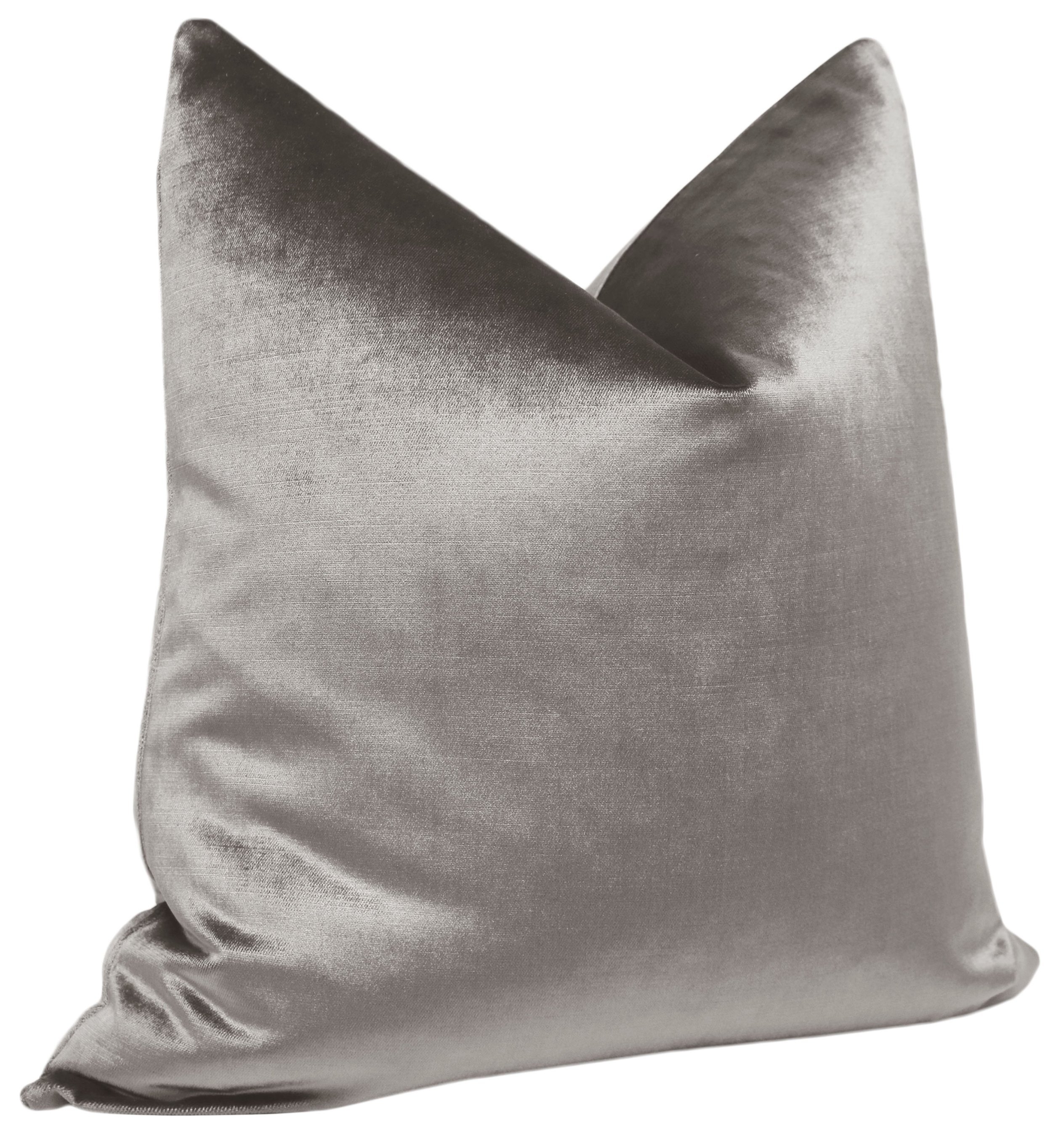 FAUX SILK VELVET // CHROME - Sample 4" X 4" - Image 1