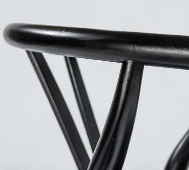 Faith Side Chair, Set of 2, Walnut/Black - Image 1