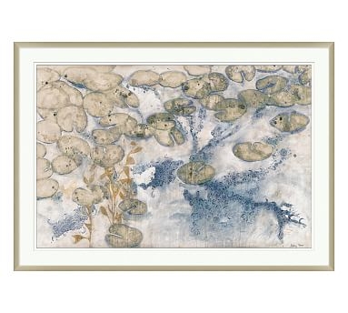 Pond Of Lillies Framed Paper Print, Oversized - Image 0