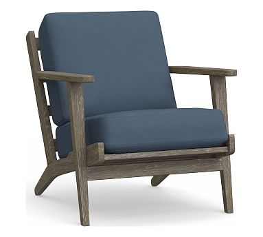 Raylan Lounge Chair Cushion, Sunbrella(R) Sapphire - Image 2