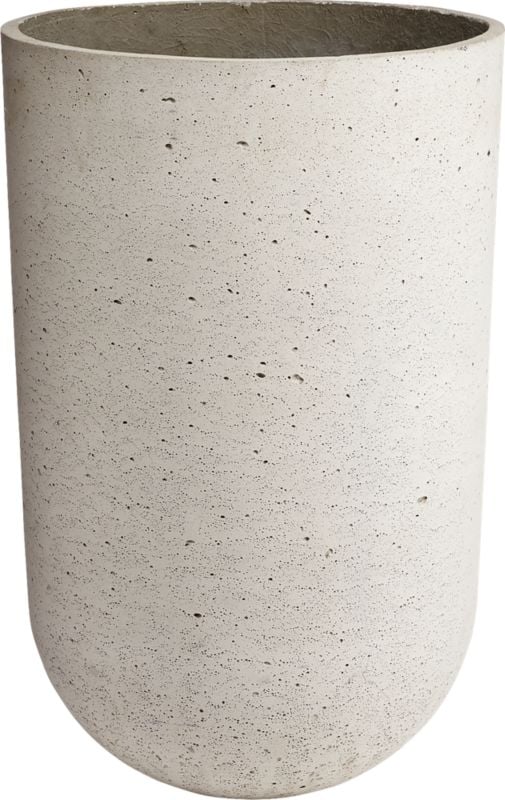 Seminyak Grey Cement Indoor/Outdoor Planter Large - Image 8