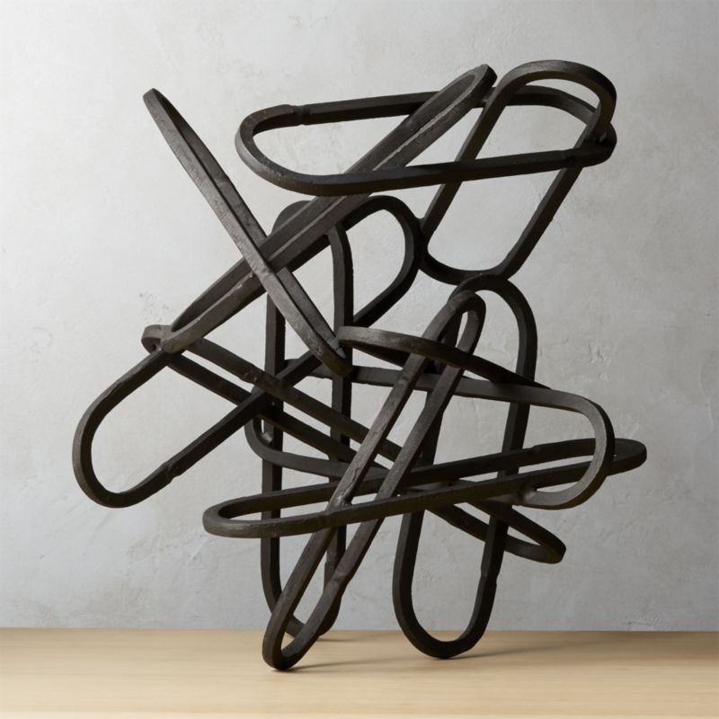 Links Black Sculpture - Image 3