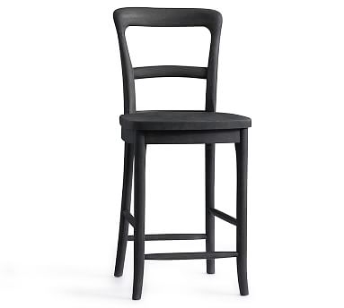 Cline Counter Stool, Charcoal, Individual - Image 0