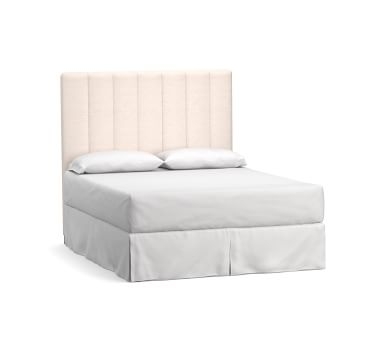 Kira Channel Tufted Upholstered Bed, California King, SLATE PREFORMANCE BRUSHED BASKETWEAVE - Image 6