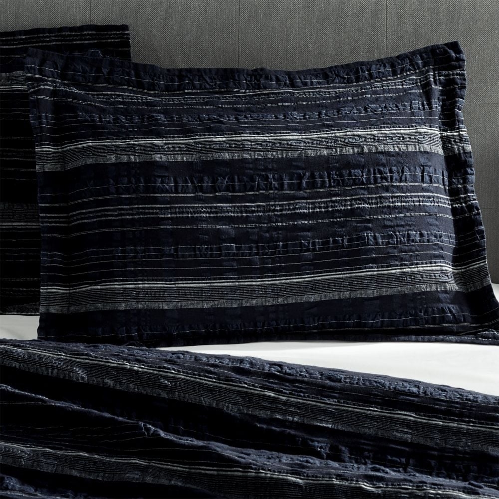 Nagano Seersucker Standard Pillow Sham - Image 0