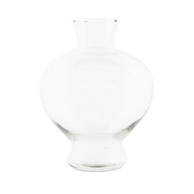 Haxby Footed Small Clear Glass Vase - Image 0