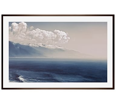 Big Sur Blue Framed Print by Cindy Taylor, 42 x 28", Wood Gallery Frame, Espresso, No Mat - Image 0