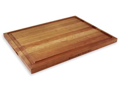 Williams Sonoma Edge-Grain Cutting & Carving Board, Cherry, Large - Image 0