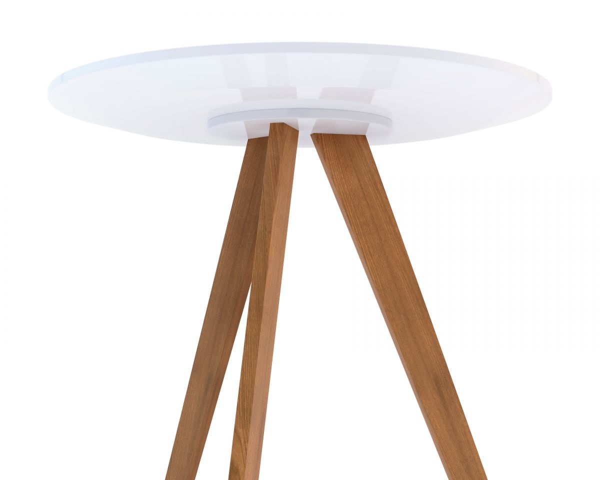 Dolf Side Table - White Ash Wood - Image 3