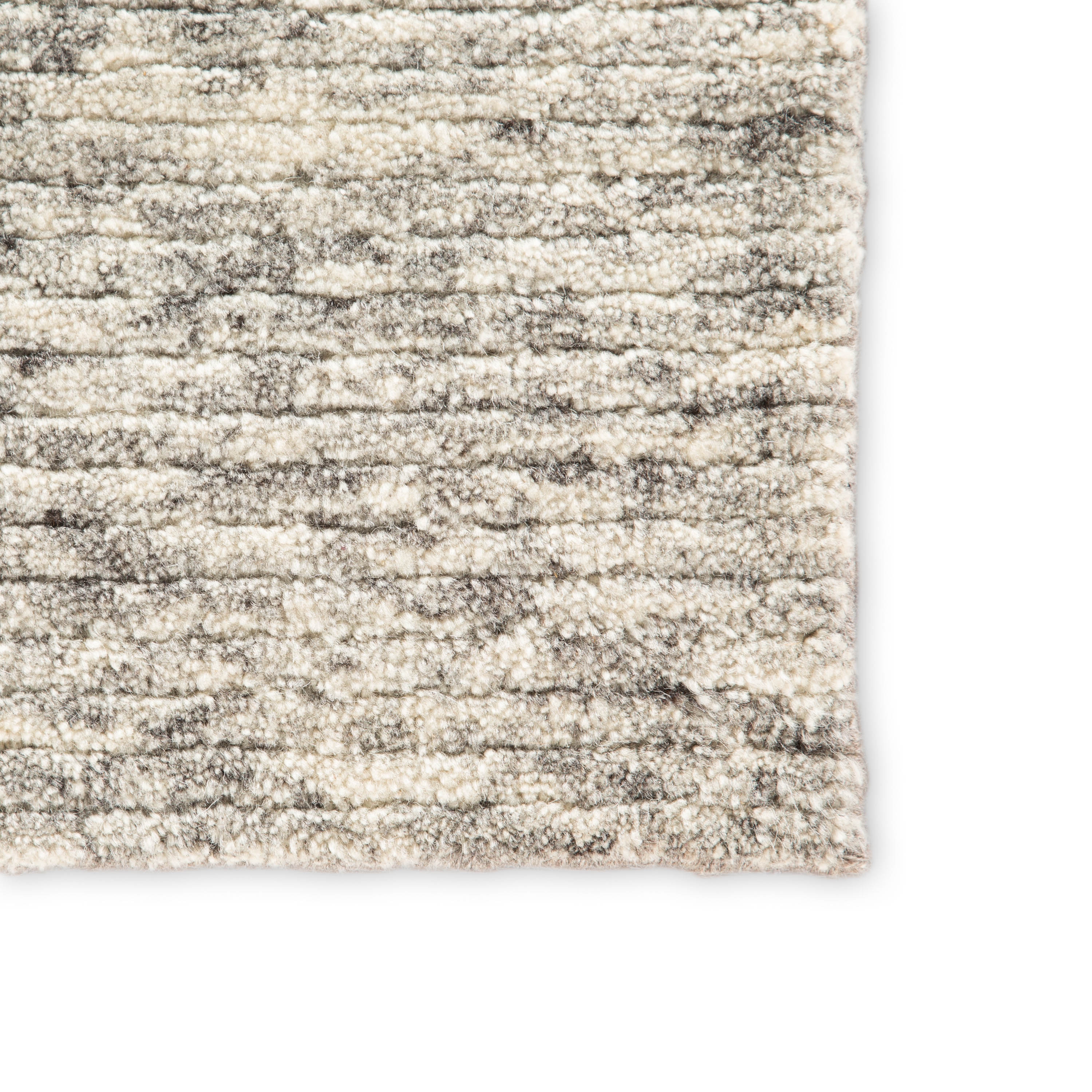 Montshire Handmade Solid Gray/ White Area Rug (8'X10') - Image 3