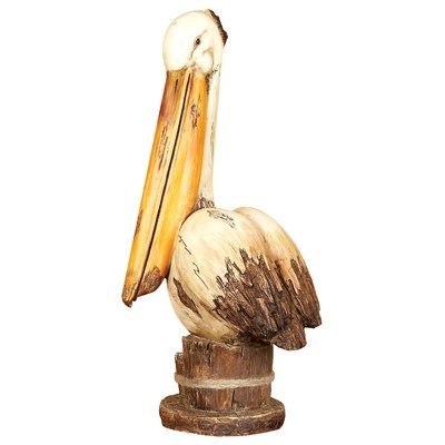 Filton Coastal Wood Pelican Sculpture - Image 0