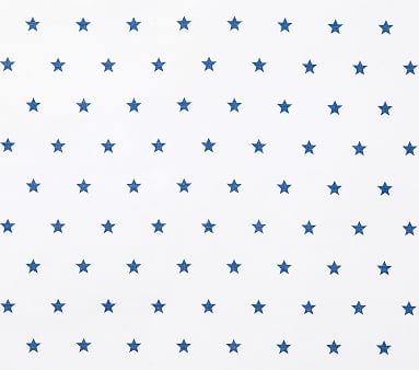 Organic Star Sheet Set, Full, Navy - Image 1