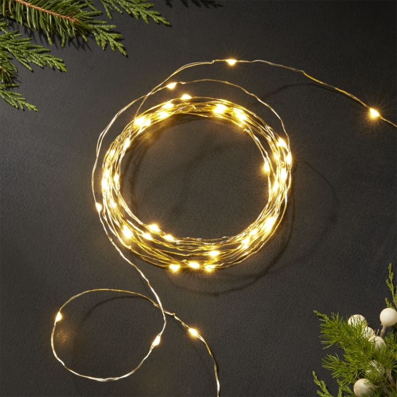 Twinkle Gold 30' Outdoor String Lights - Image 2