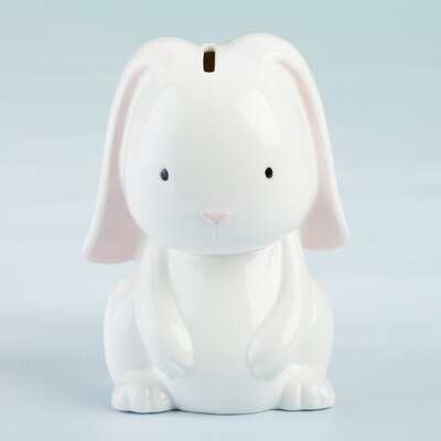 Valliere Bunny Porcelain Piggy Bank - Image 0