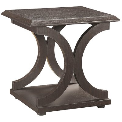 Delanie Contemporary C-Shaped End Table - Image 0