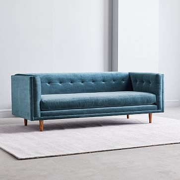 Bradford Sofa, Mod Velvet, Port Blue - Image 2