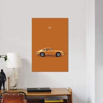 '1968 Porsche 911' Graphic Art Print on Canvas - Image 0