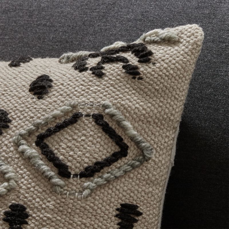 Mohave Embroidered Outdoor Pillow - Image 2
