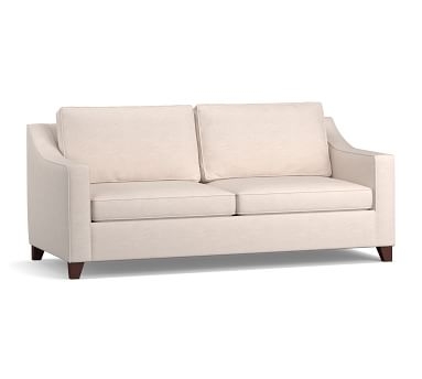 Cameron Slope Arm Upholstered Deep Seat Sofa 2-Seater 85", Polyester Wrapped Cushions, Performance Tweed Ecru - Image 4