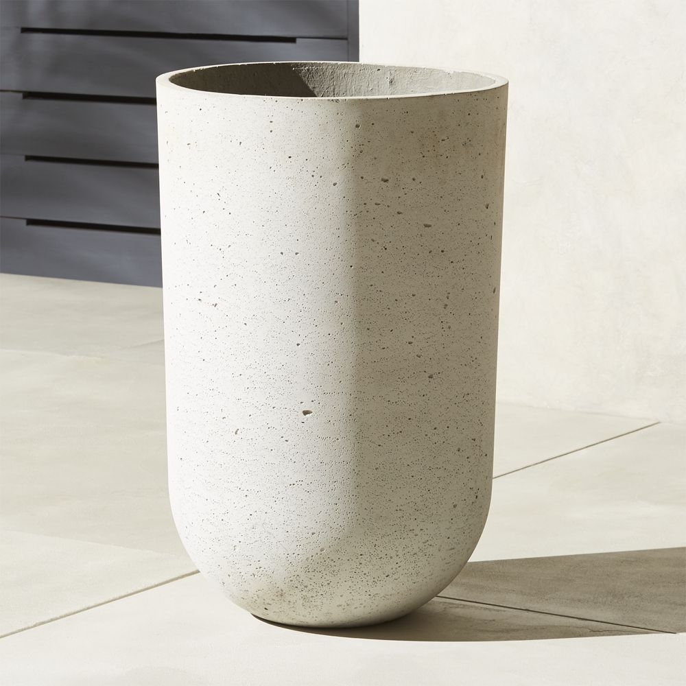 Seminyak Grey Cement Indoor/Outdoor Planter XL - Image 0