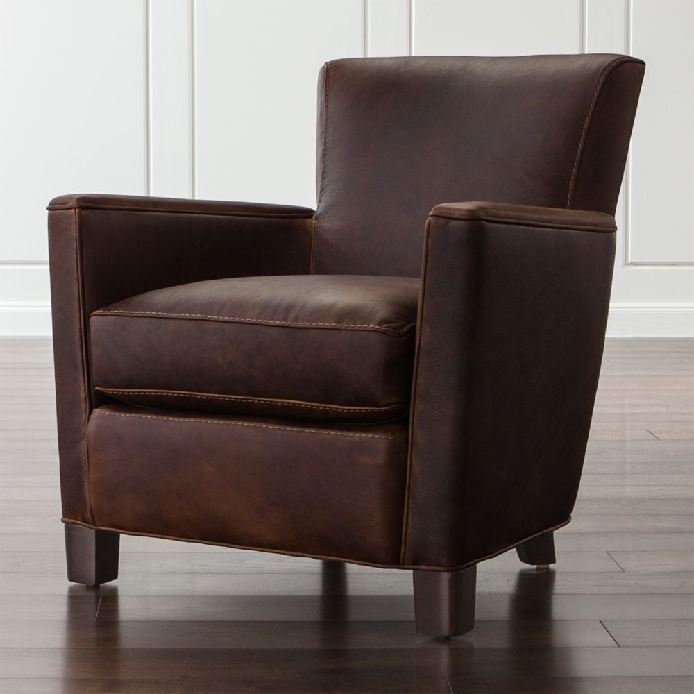 Briarwood Leather Accent Chair - Image 0