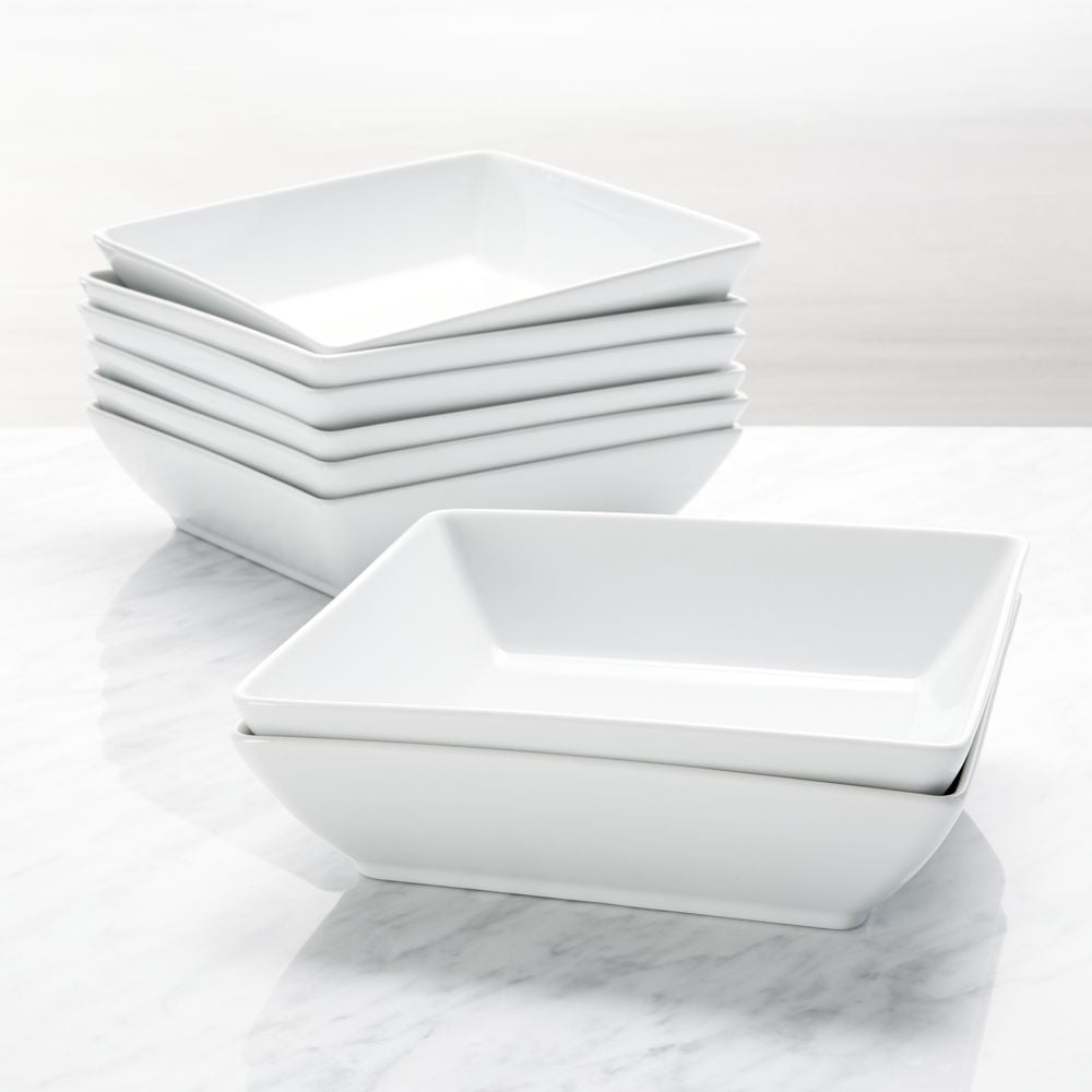Court Low Bowls, Set of 8 - Image 0