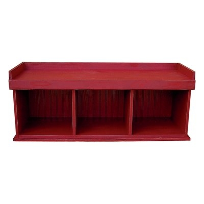 Wood Storage Bench - Image 0