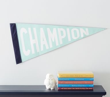 Personalized Pennant Flag, Multi Bright - Image 4