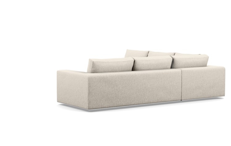 Walters Corner Sectional with Beige Wheat Fabric - Image 4