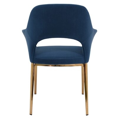 Gilson Dining Chair Blue Velvet - Image 0