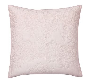 Monique Lhuillier Blossom Embroidered Quilt &amp; Shams Euro Shell - Image 0