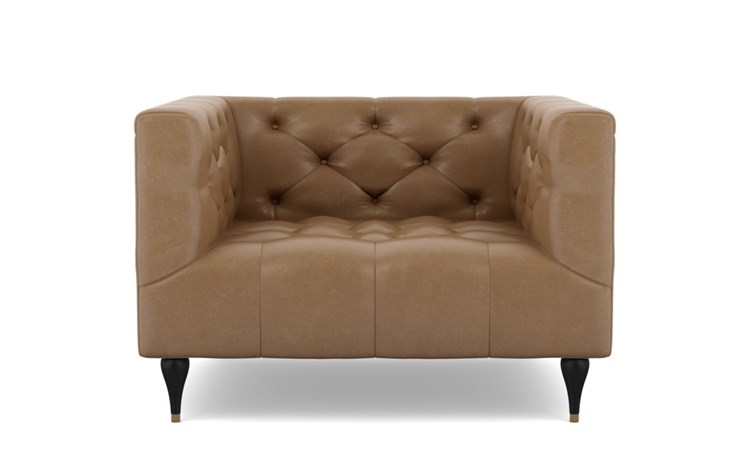 Ms. Chesterfield Leather Accent Chair by Apartment Therapy - Image 0