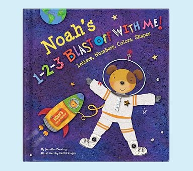 123 Blast Off Personalized Book - Image 0