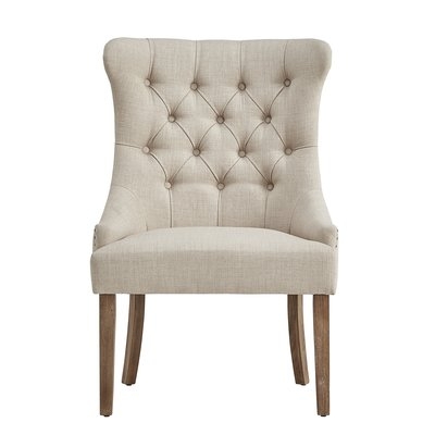 Kyzer Distressed Tufted Side Chair - Image 0