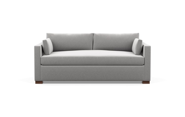Charly Sofa with Grey Ash Fabric and Oiled Walnut legs - Image 0